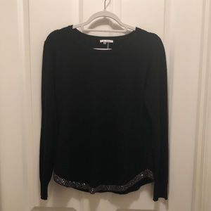 Black sparkly sweater